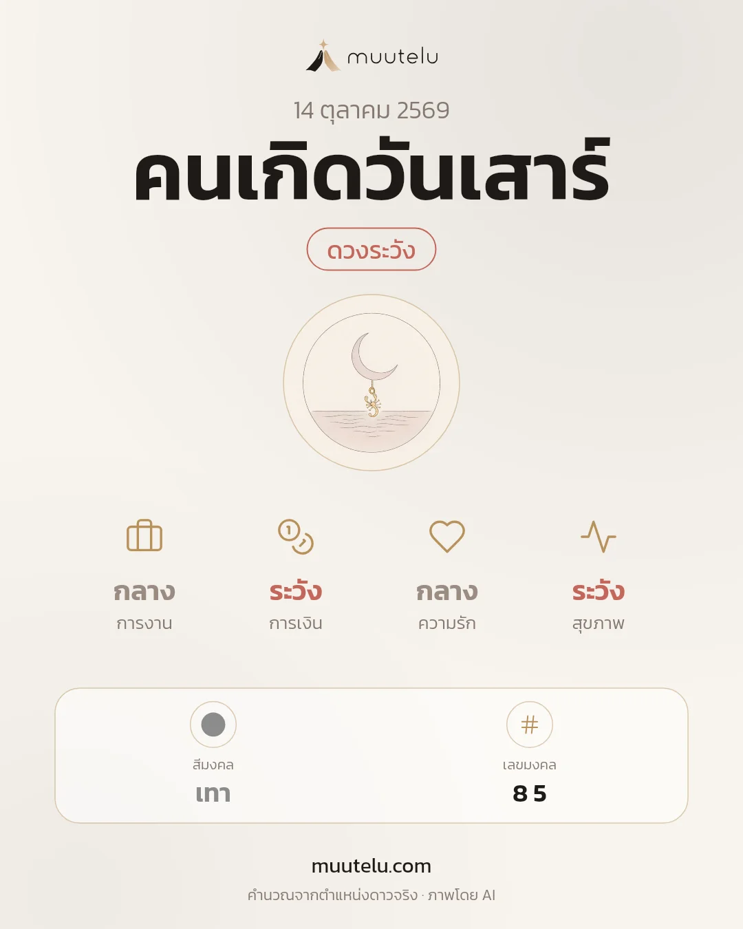 การ์ดดวง คนเกิดวันเสาร์