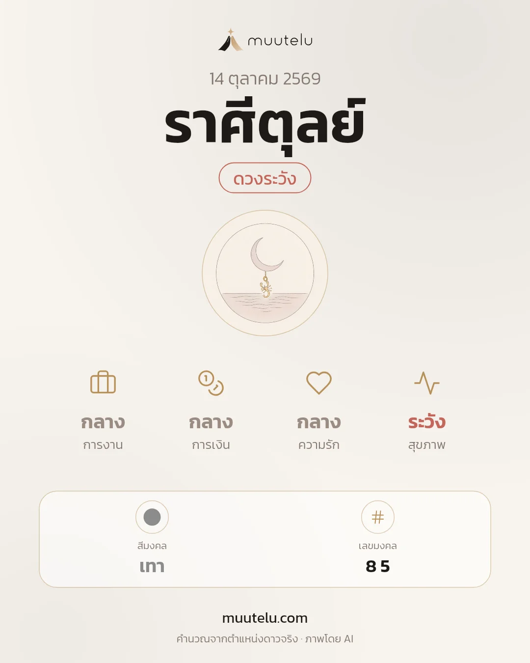 การ์ดดวง ราศีตุลย์