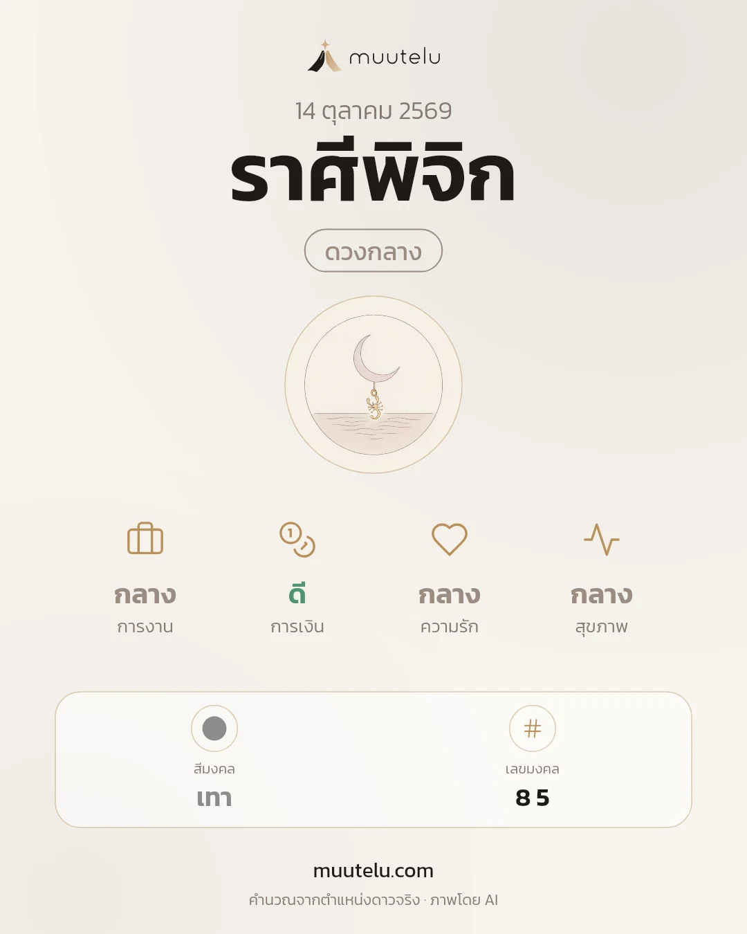 การ์ดดวง ราศีพิจิก