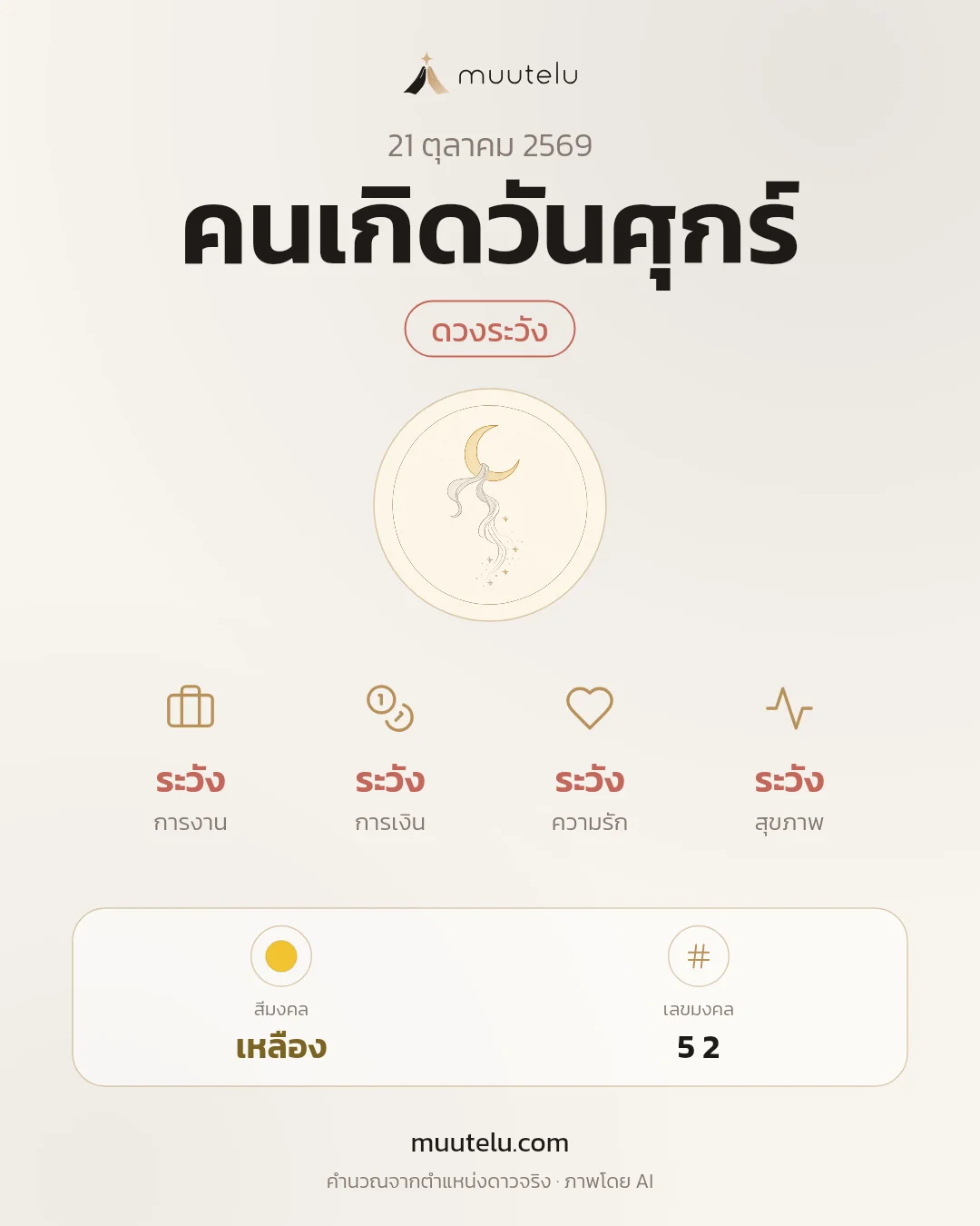 การ์ดดวง คนเกิดวันศุกร์
