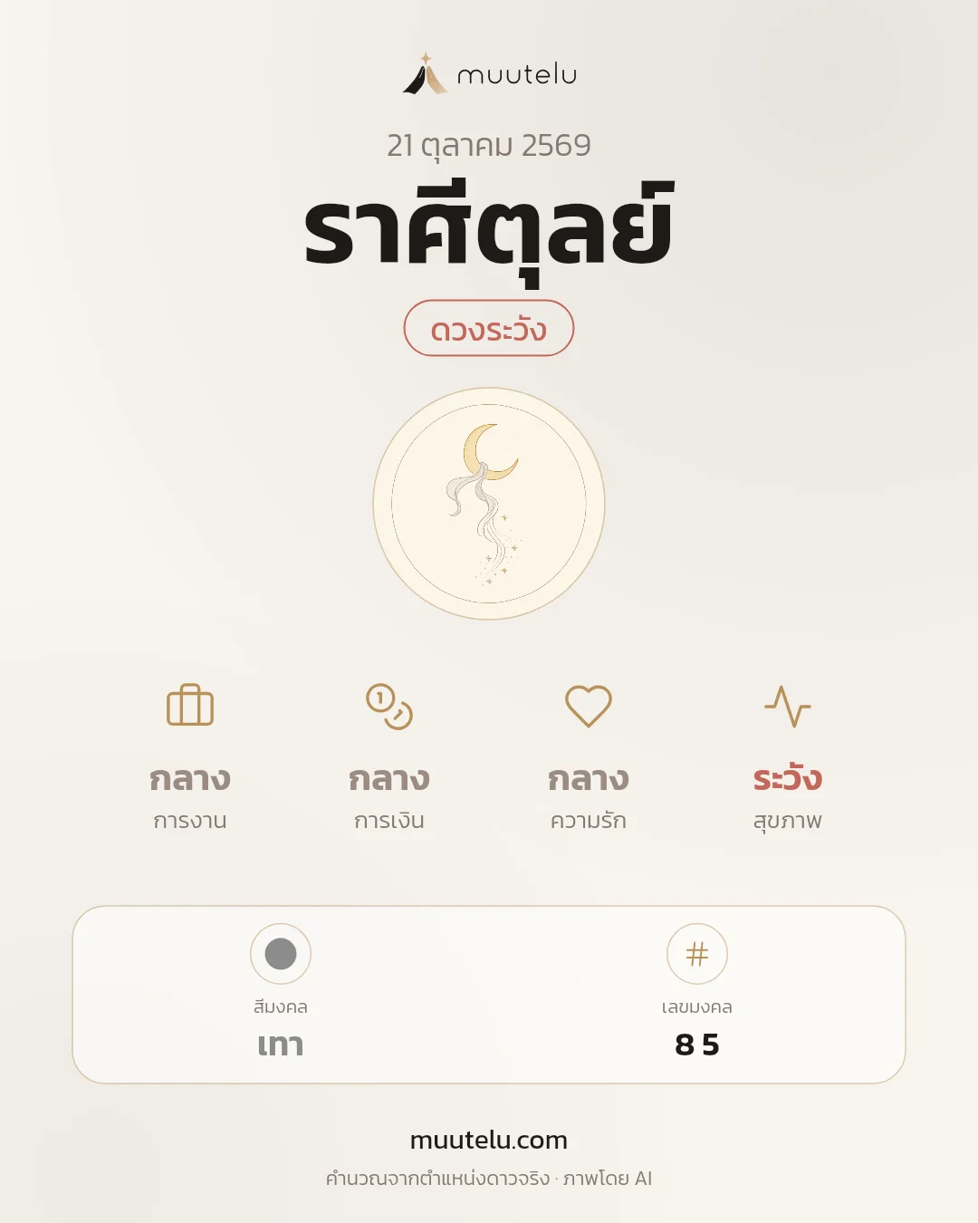 การ์ดดวง ราศีตุลย์
