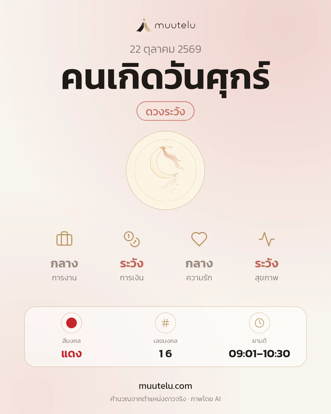การ์ดดวง คนเกิดวันศุกร์