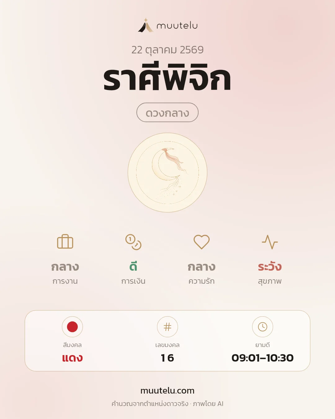 การ์ดดวง ราศีพิจิก
