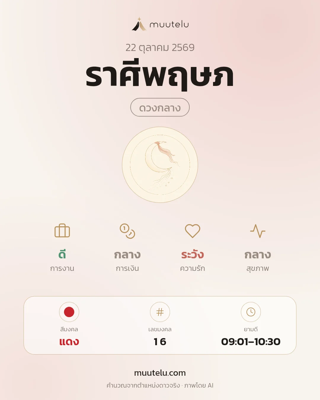 การ์ดดวง ราศีพฤษภ