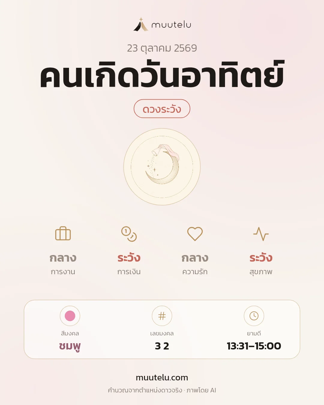 การ์ดดวง คนเกิดวันอาทิตย์