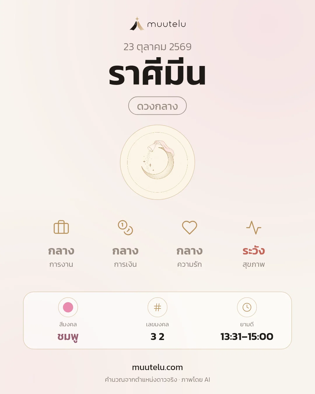 การ์ดดวง ราศีมีน