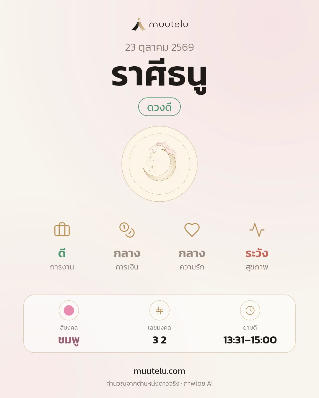 การ์ดดวง ราศีธนู